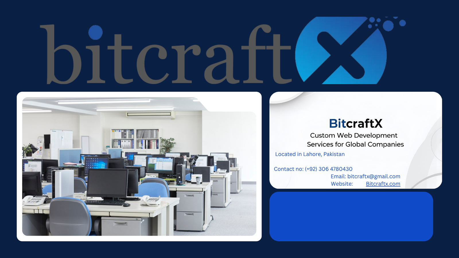 BitcraftX Custom Web Development Services for Global Companies