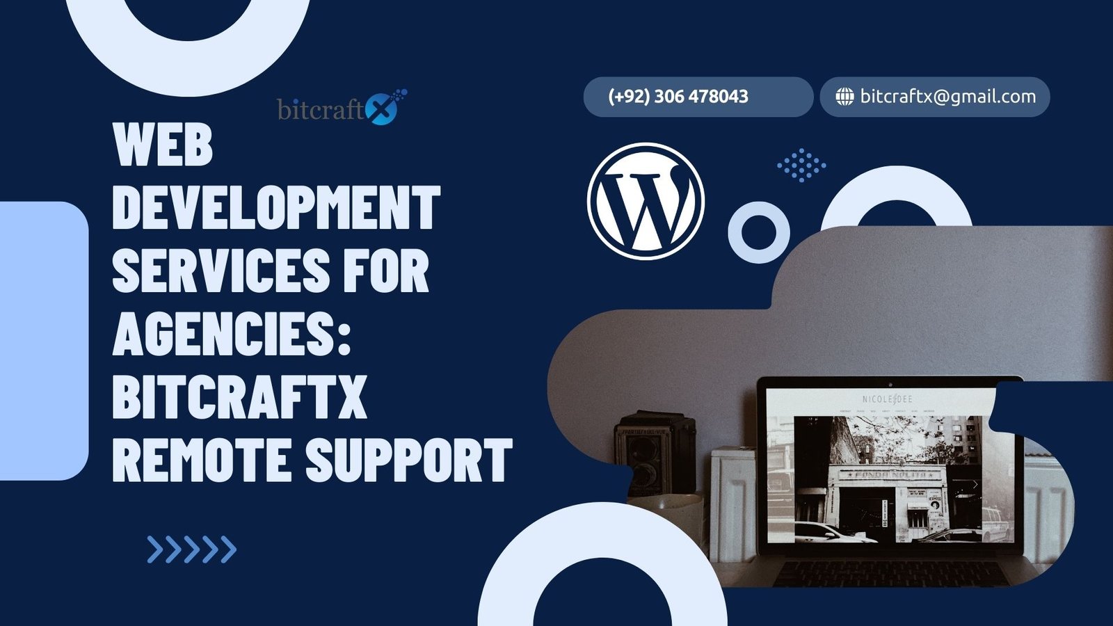 Web Development Services for Agencies: BitcraftX Remote Support